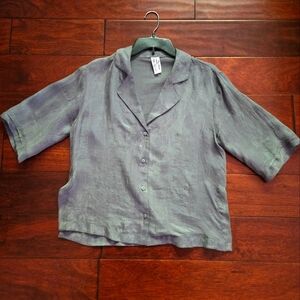 Zara Fillsens button up blouse XS